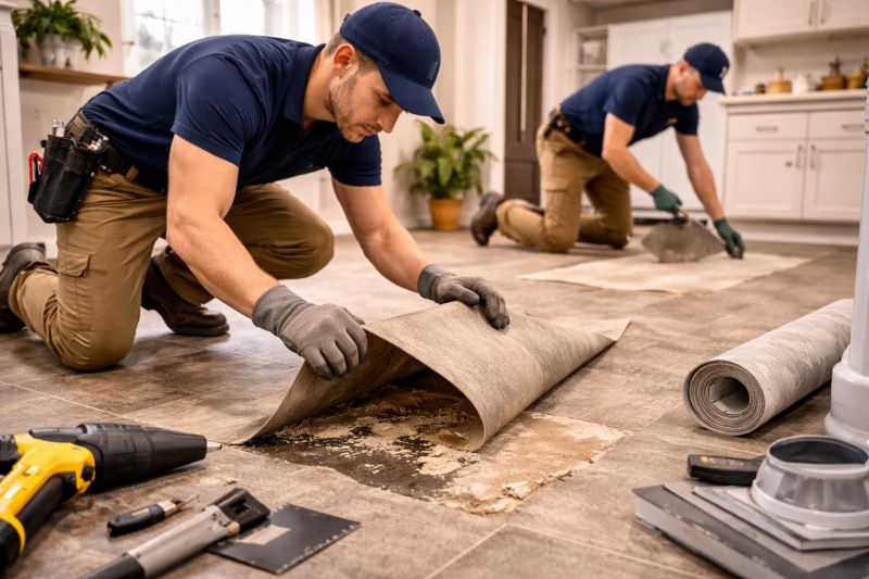 Sheet Flooring Repair