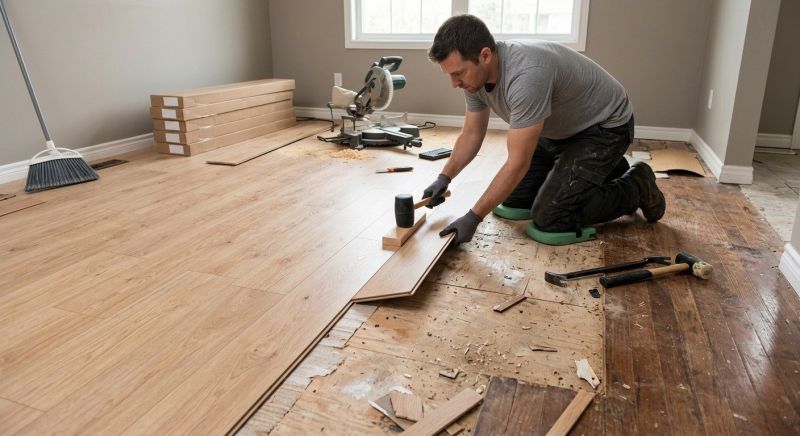 Laminate Floor Replacement in Wheat Ridge, CO
