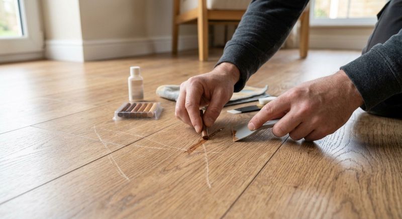 Laminate Floor Scratch Repair in Littleton, CO