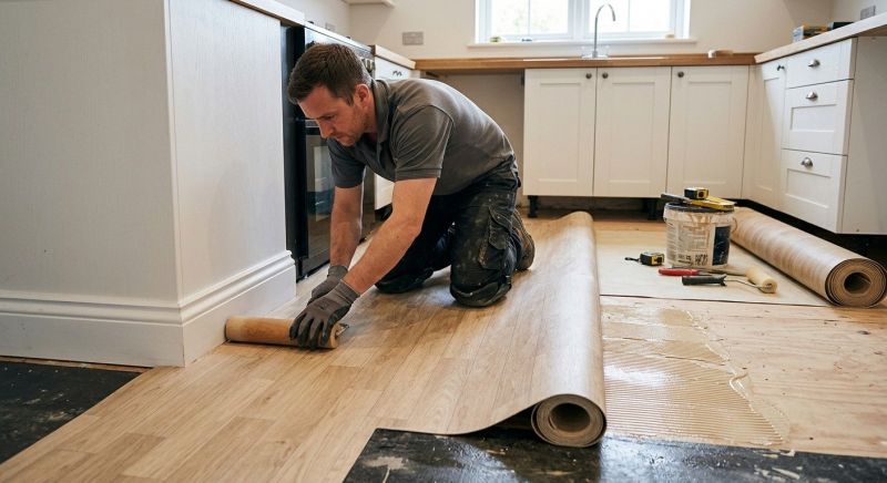 Sheet Linoleum Installation in Elbert County, CO