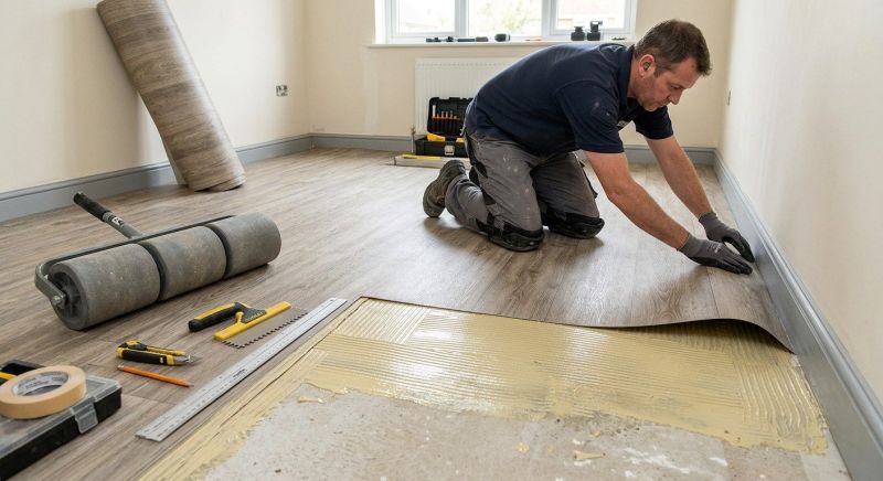 Sheet Vinyl Installation in Conifer, CO