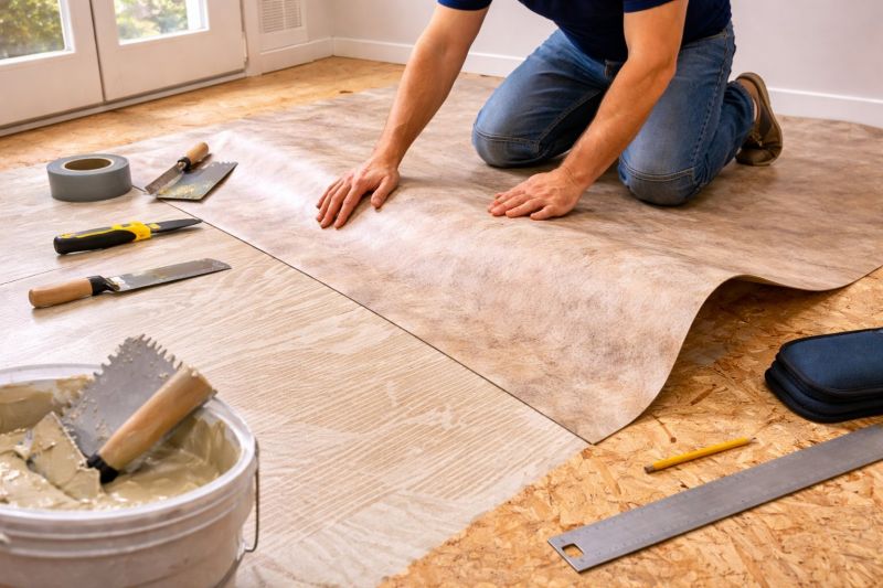 Sheet Vinyl Installation in Parker, CO