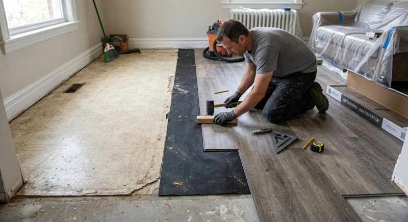 Vinyl Floor Remodeling in Littleton, CO